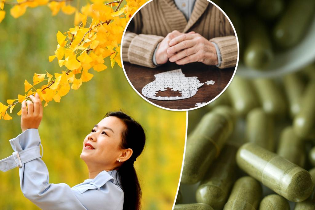 Ginkgo biloba supplementation may help delay the symptoms of dementia